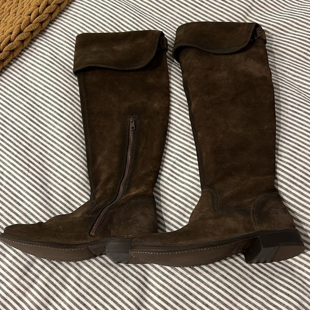 Frye "Shirley" boots. Suede over the knee NWOT - Picture 12 of 12